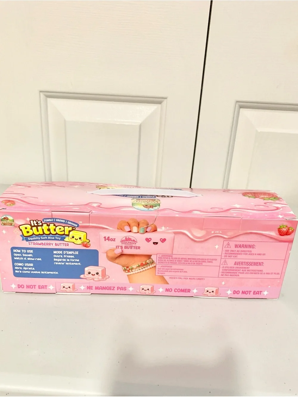 It’s Butter Strawberry Scented Butter Squishy Slow Rise Large Squish Toy NEW